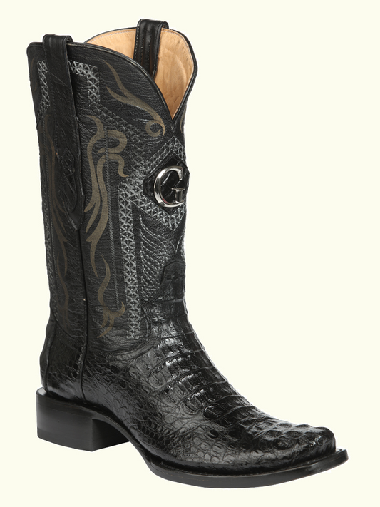 Bota Piel Original Exotica Caiman Nuca El General