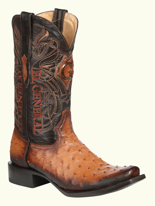 Bota Piel Original Exotica Avestruz El General